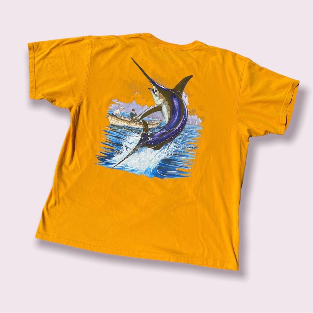 Yellow Guy Harvey Tshirt